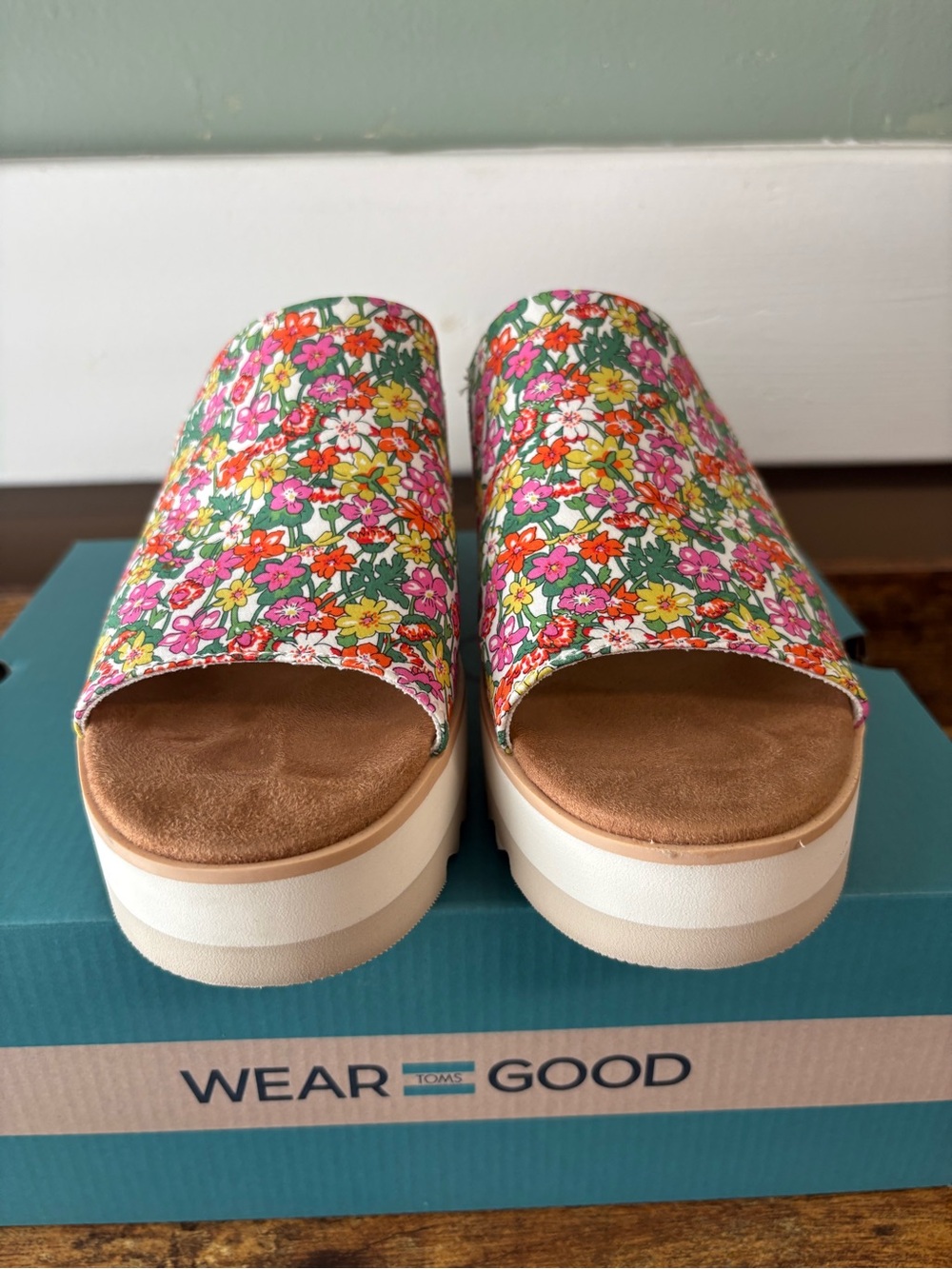 Toms Diana Mule - Multi Isla Pink